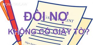 Cách đòi nợ khi không có giấy tờ bằng chứng khởi kiện