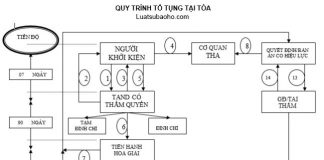 Quy trình tố tụng tại tòa án