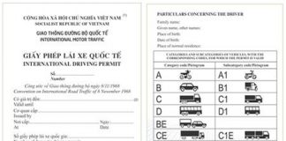 Đổi giấy phép lái xe quốc tế như thế nào?