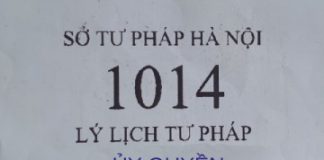 Ủy quyền nhờ người đi làm hộ lý lịch tư pháp