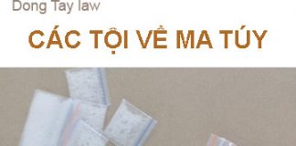 Các tội phạm về ma túy