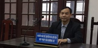 Đăng ký người bảo vệ quyền và lợi ích hợp pháp của đương sự