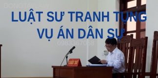 Luật sư tranh tụng vụ án dân sự