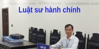 Luật sư bảo vệ vụ án hành chính