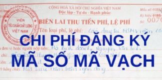 Chi phí đăng ký Mã số mã vạch