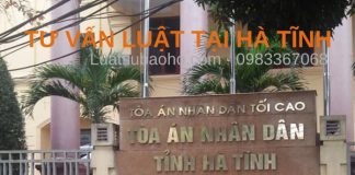 Công ty tư vấn luật tại Hà Tĩnh