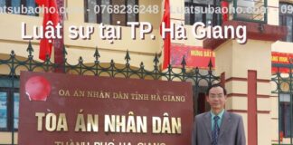 Luật sư tại thành phố Hà Giang