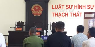 Luật sư tư vấn luật hình sự tại Thạch Thất