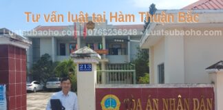 Luật sư tư vấn luật tại huyện Hàm Thuận Bắc, Bình thuận
