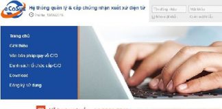 Chứng nhận xuất xứ hàng hóa điện tử