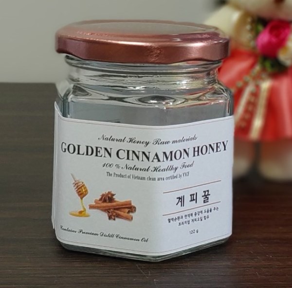 Mật ong quế golden cinnamon lọ lục giác Mã vạch Công ty TNHH Golden Season Việt Nam