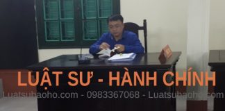 Luật sư tham gia tố tụng vụ án hành chính