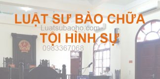 Luật sư bào chữa tội hình sự