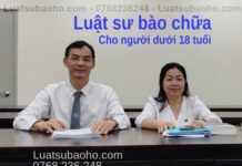 Thuê luật sư bào chữa cho người dưới 18 tuổi, người chưa thành niên