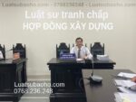 Thuê Luật sư tranh chấp hợp đồng xây dựng