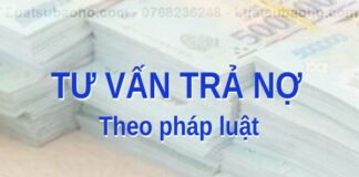 Luật sư tư vấn trả nợ cho bên vay tiền