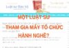 Một luật sư được tham gia mấy tổ chức hành nghề luật sư cùng lúc?