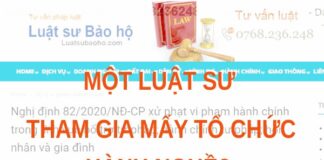 Một luật sư được tham gia mấy tổ chức hành nghề luật sư cùng lúc?