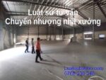 Luật sư tư vấn chuyển nhượng nhà xưởng
